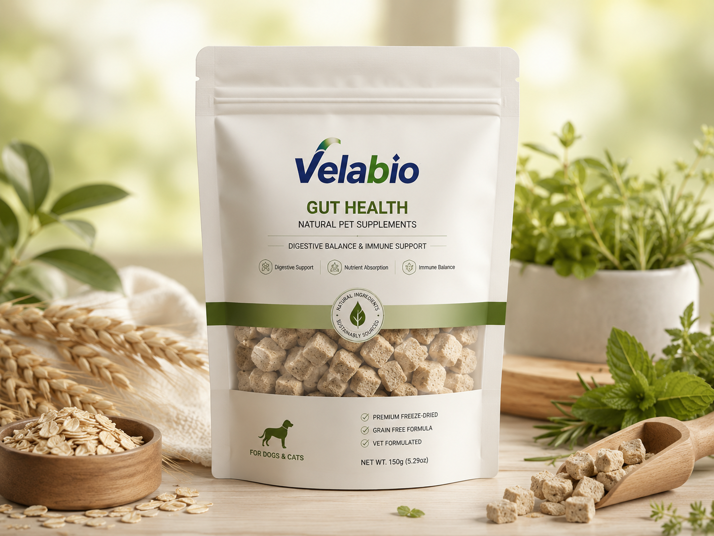 Private-label pouch packaging for commercial terms
